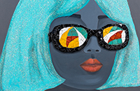 Resim: 11 - Colorful World (Blue) 60 by 60